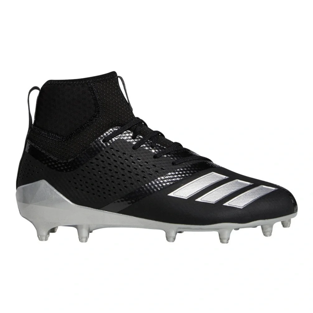 New Adidas Adizero 5 Star 7.0 Mid TD Team Football Cleats Black